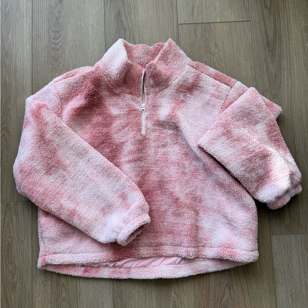 Pink Fleece Pullover